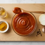 Finke-Blog: Tomatensauce mit Zwiebel, Öl und Gewürzen